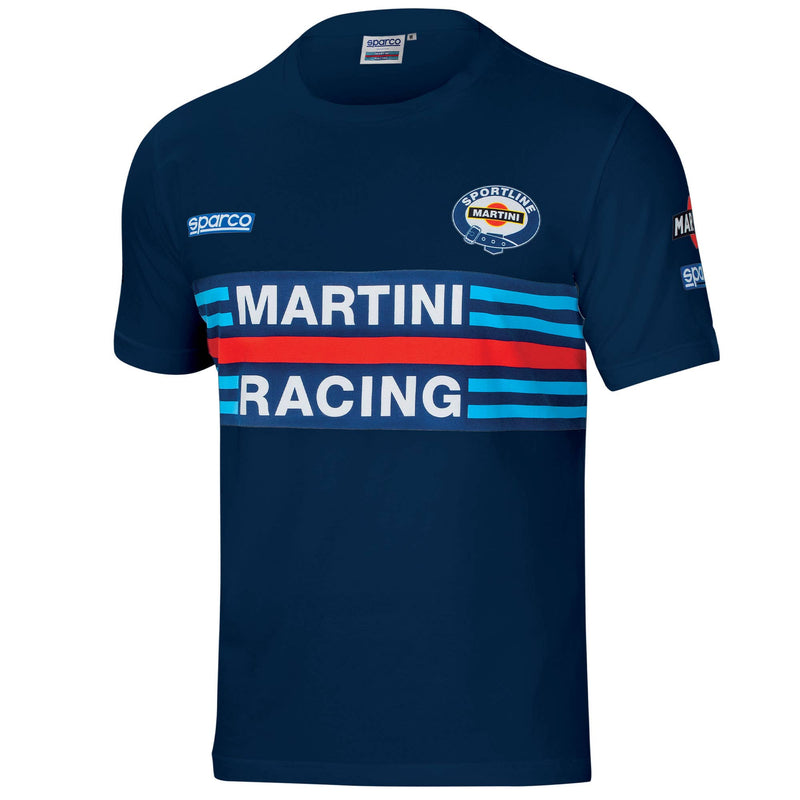 Sparco Martini Racing Replica T-Shirt — Navy blue — view 1