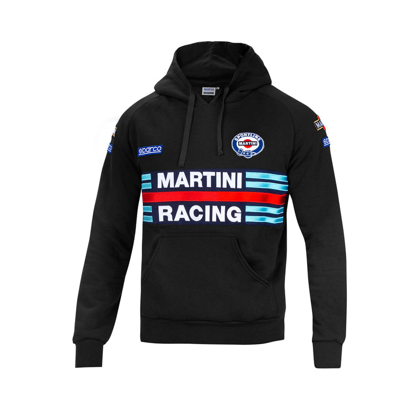 Sparco Martini Racing Replica Hoodie — Black — view 1