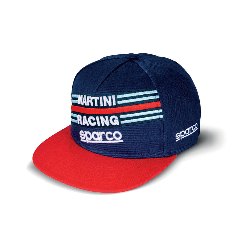 Sparco Martini Racing Flat Visor Cap Navy/Red — view 2