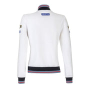 Sparco Martini Racing Women's Full Zip Sweatshirt — White — view 2