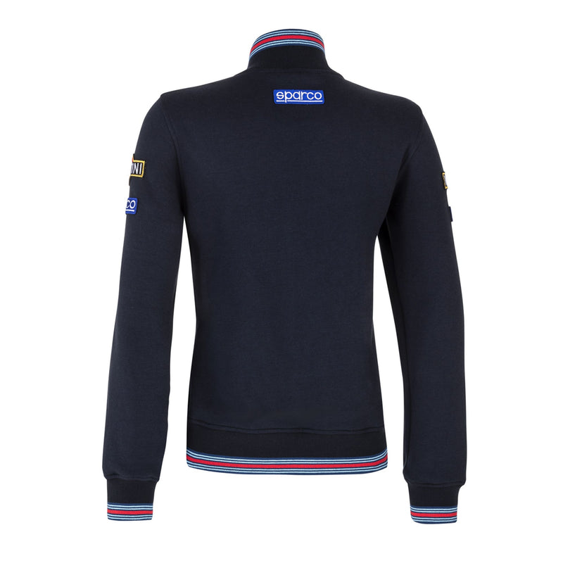 Sparco Martini Racing Women's Full Zip Sweatshirt — Navy blue — view 2
