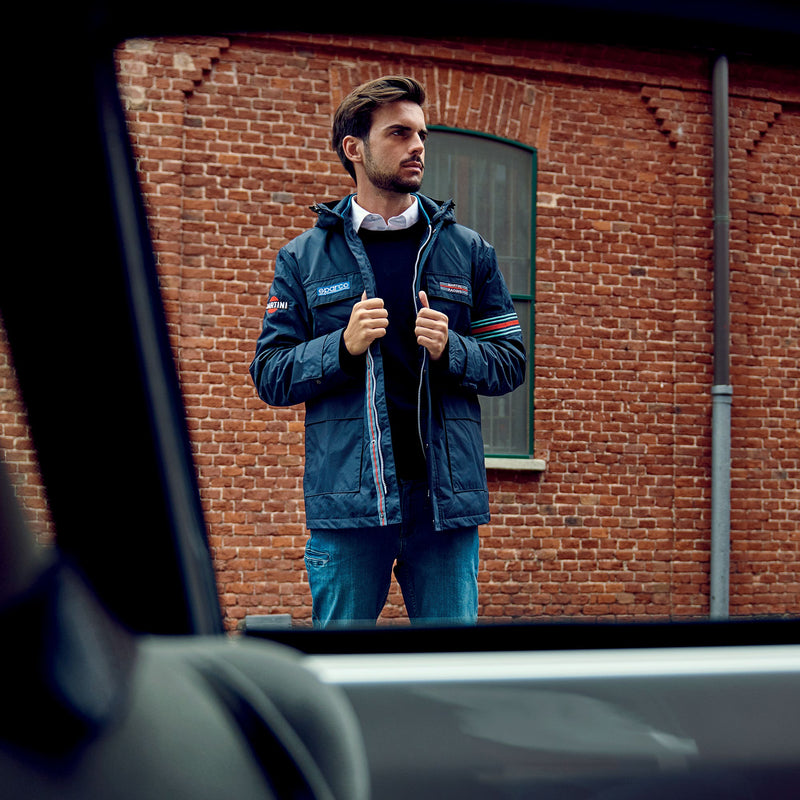 Sparco Martini Racing Field Jacket — Martini Racing blue — view 3