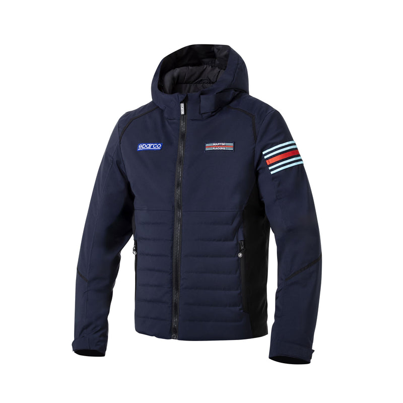 Sparco Martini Racing Winter Jacket — Blue/White — view 1