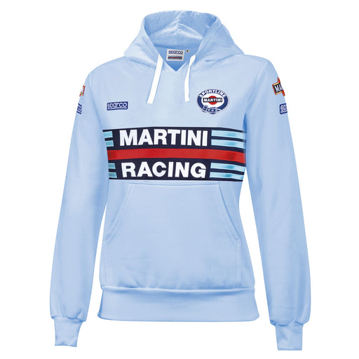 Sparco Martini Racing Women's Replica Hoodie — Light blue (Celeste) — view 1