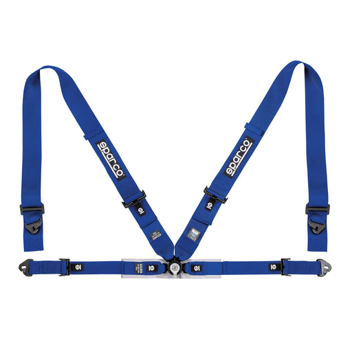 Sparco Sport H-4 4-Point Racing Harness – Sky blue