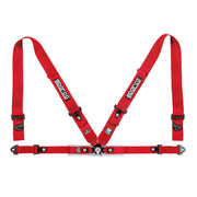 Sparco Sport H-4 4-Point Racing Harness – Red