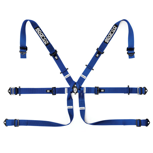 Sparco Formula H-7 6-Point Racing Harness – Sky blue