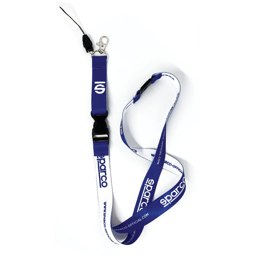 Sparco Official Lanyard – Blue – view 1