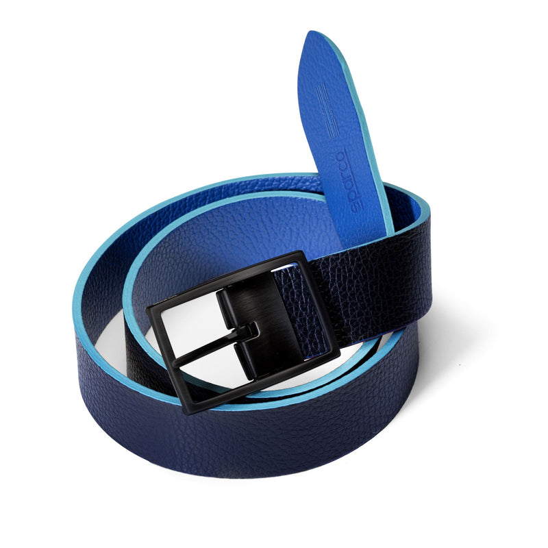 Sparco Martini Racing Leather Belt - Dark Brown