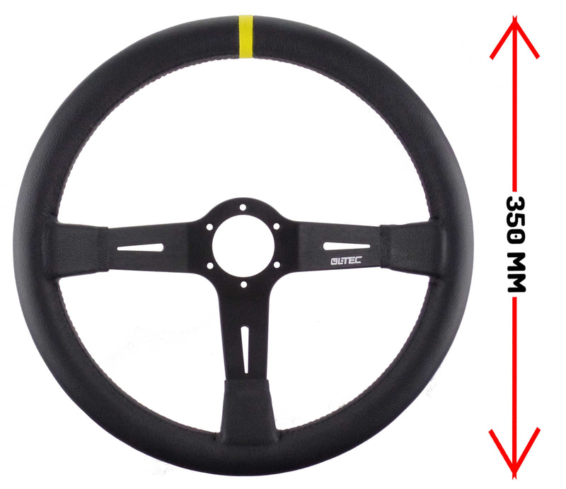 LTEC LTEC014 350 mm Leather Steering Wheel
