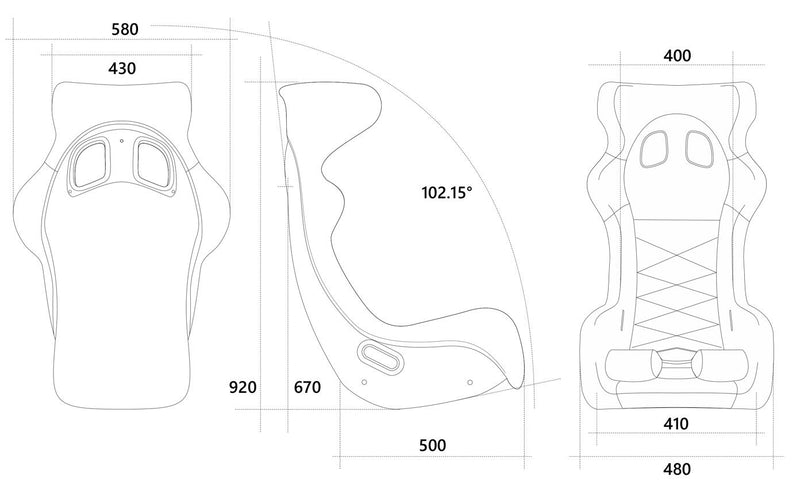 Atech Performance SHP FIA Racing Seat