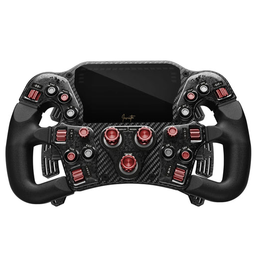 Asetek SimSports Invicta Formula Wheel – Red on Black Edition - Asetek SimSports - Sim Race Webshop product image 1