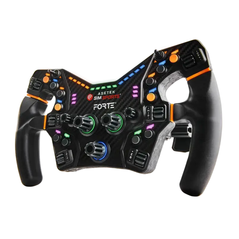 Asetek SimSports® Forte™ 18Nm, Forte Formula Steering Wheel & Forte Pedals S-Series Bundle - Asetek SimSports - Sim Race Webshop product image 4