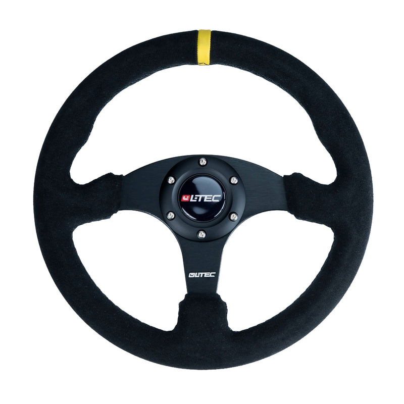 BAS ECO 330 mm Suede Steering Wheel – Flat – BAS0110