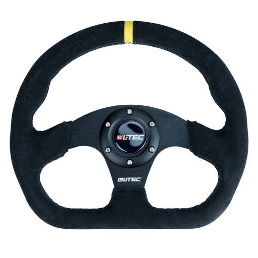 BAS ECO GT 320 mm Suede Steering Wheel – Flat – BAS0115
