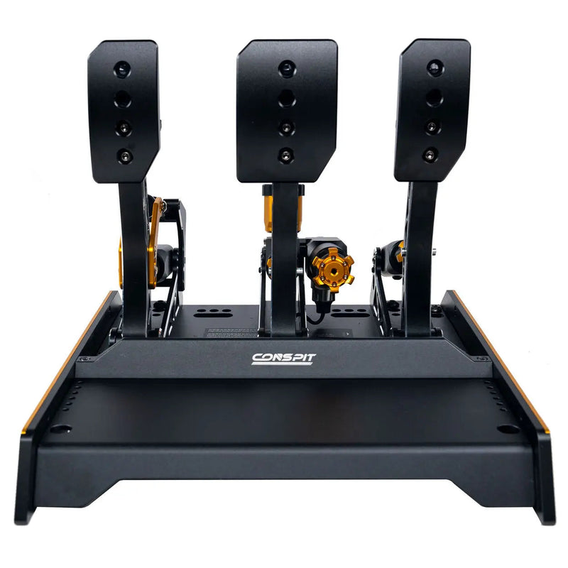 CONSPIT CPP EVO 3 V2 Hydraulic Pedal Set (3-Pedal) – Black - Conspit - Sim Race Webshop product image 2