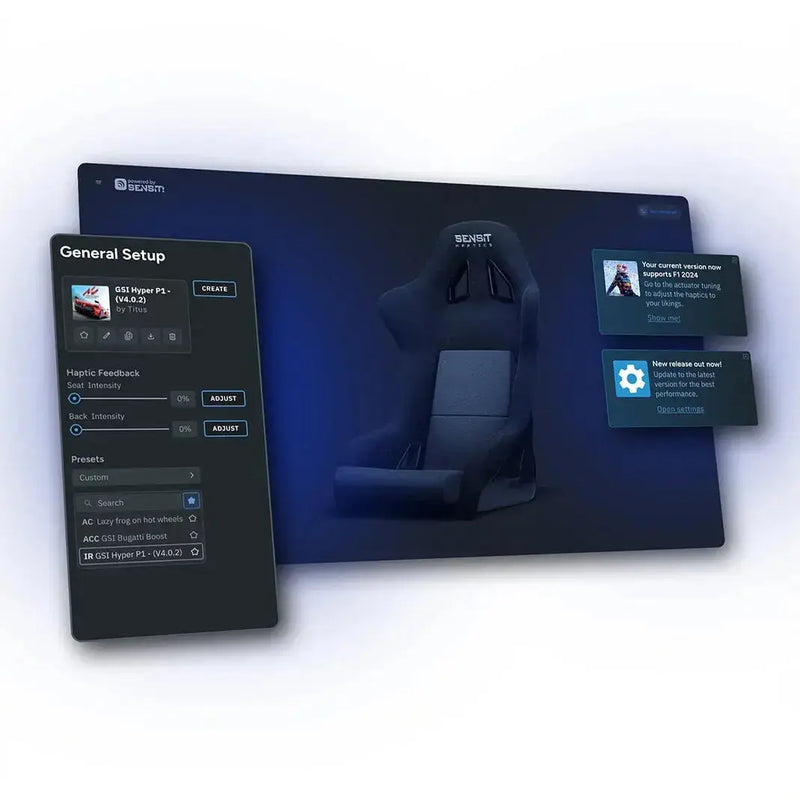 Sensit Haptics - MTC-P Extreme 2 - Seat Haptics Insert - Sensit Haptics - Sim Race Webshop product image 16