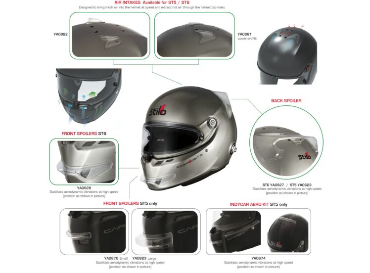 Stilo ST6 FN Carbon - Snell SA2025 Helmet – Stilo - ST6 FN Carbon - SNELL SA2025