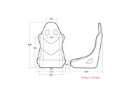 LTEC Pro+ Wide FIA Racing Seat