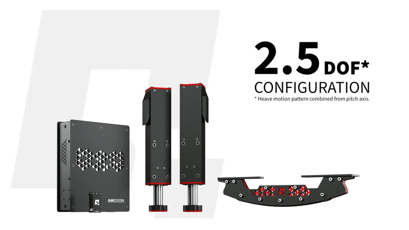 Qubic System - QS-210-PL 3-DOF 4 Axis Motion system - Qubic System - Sim Race Webshop product image 11