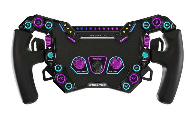 SOELPEC Spectra LT – Formula-Style RGB Sim Racing Wheel - Sim Race Webshop B.V.
