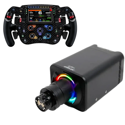 Simagic Alpha EVO Pro (18Nm) + Simagic FX Pro Steering Wheel V2 Bundle - Simagic - Sim Race Webshop product image 1
