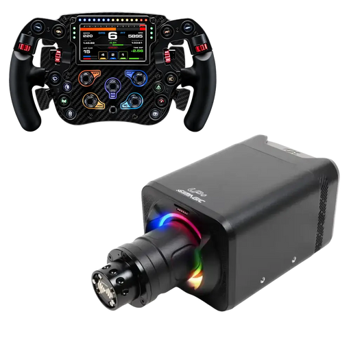 Simagic Alpha EVO Sport (9Nm) + Simagic FX Pro Steering Wheel V2 Bundle - Simagic - Sim Race Webshop product image 1