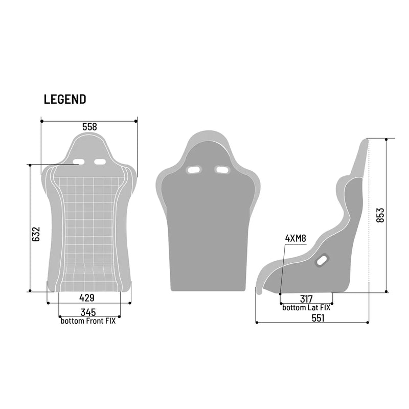 Sparco Legend Martini Racing Seat – Navy