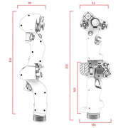 VIRPIL Controls Dual-SF Collective Grip, RGB (Two-Handed) – Black - Sim Race Webshop B.V.