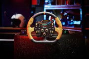Asetek SimSports closed D orange leather rim - Asetek SimSports - Sim Race Webshop product image 4