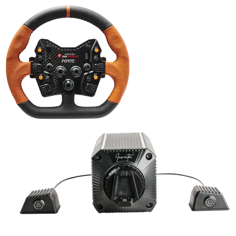 Asetek SimSports Invicta 27nm Direct Drive Wheel Base - Forte GT Wheel Bundle - Asetek SimSports - Sim Race Webshop product image 2