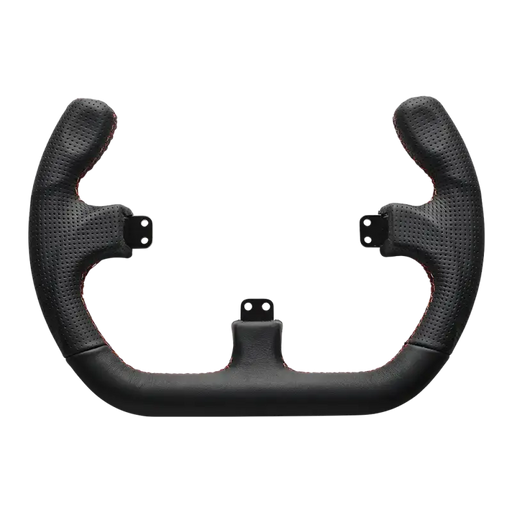 Asetek SimSports Open D Black Leather Rim - Asetek SimSports - Sim Race Webshop product image 1