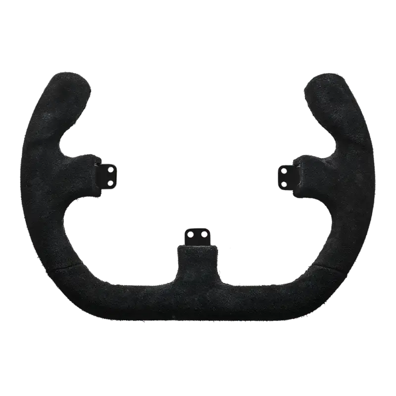 Asetek SimSports Open D Black Suede Rim - Asetek SimSports - Sim Race Webshop product image 1