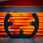 Asetek SimSports Open D Black Suede Rim - Asetek SimSports - Sim Race Webshop product image 3