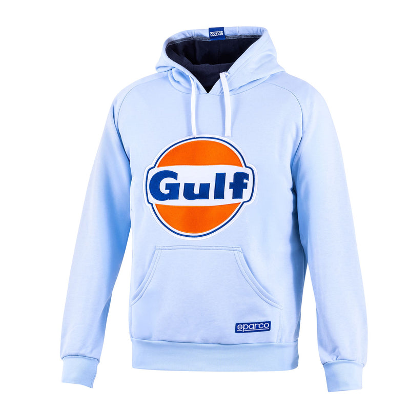 Sparco Gulf Brand Hoodie — Light blue — view 1