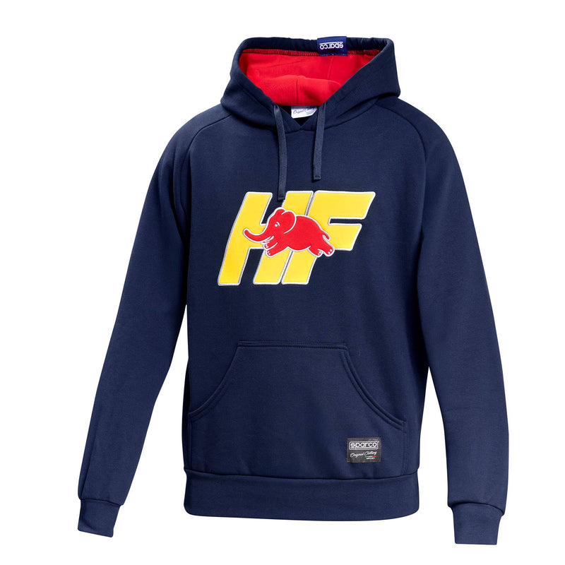 Sparco Lancia HF Yellow Hoodie - Navy/Red