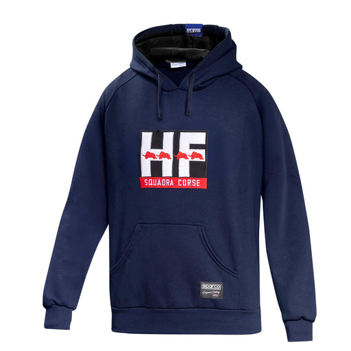 Sparco Lancia Squadra Corse Hoodie — Blue/Black — front