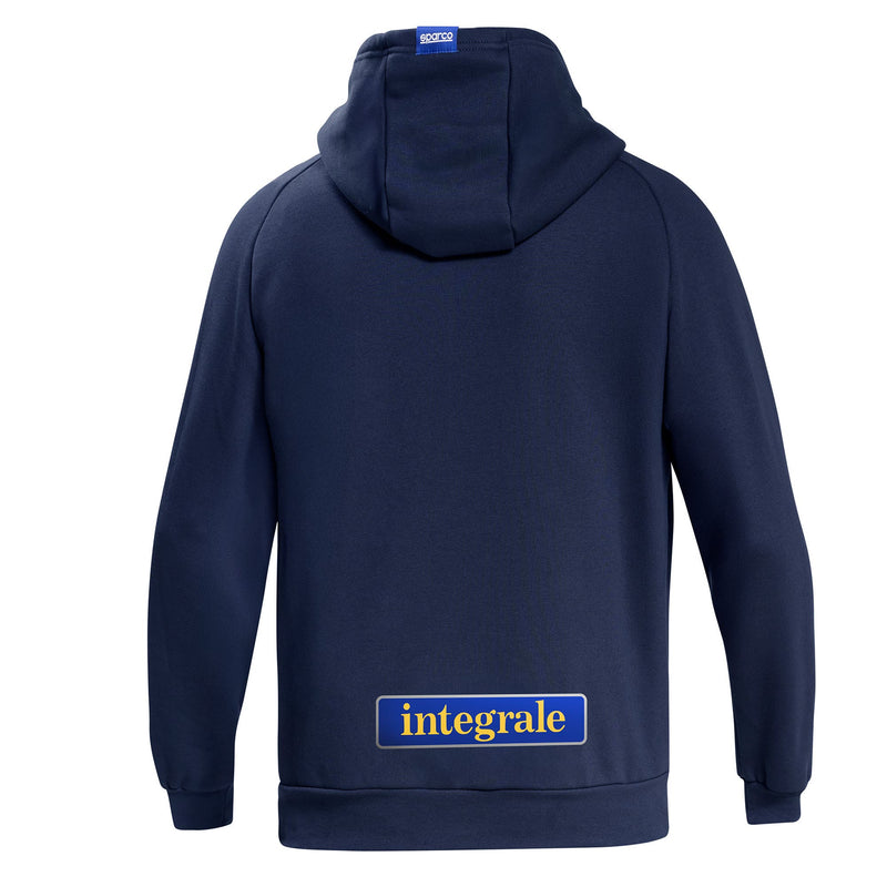 Sparco Lancia HF Delta Hoodie — Blue/White — back