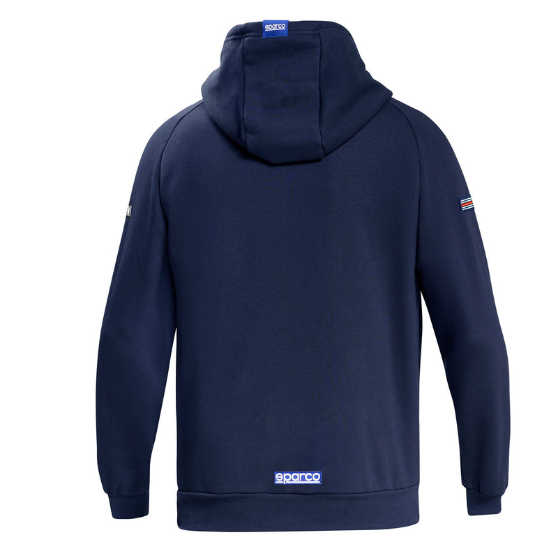 Sparco Lancia Martini S4 Hoodie — Blue/White — back