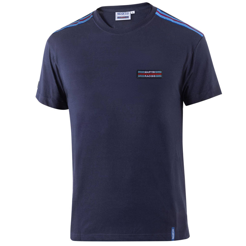 Sparco Martini Racing Top Stripes T-Shirt — Navy blue — view 1