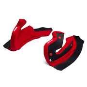 Sparco Stealth RF Helmet Cheek Padding — red view 4