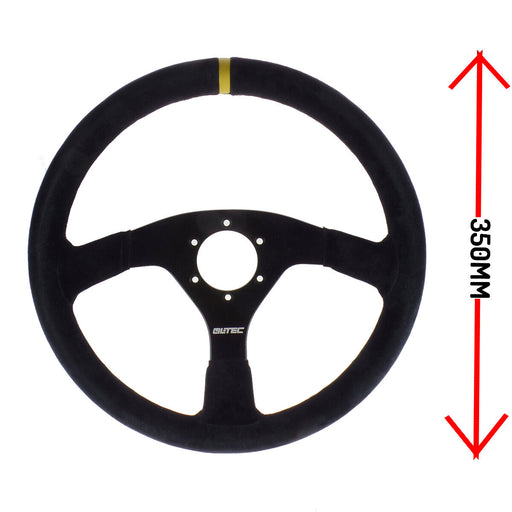 LTEC LTEC018 350 mm Suede Steering Wheel