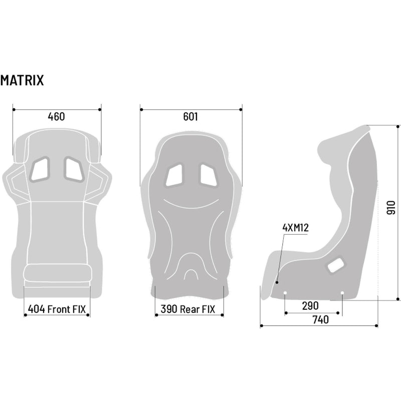 Sparco Matrix FIA 8855-2021 Racing Seat — view 3