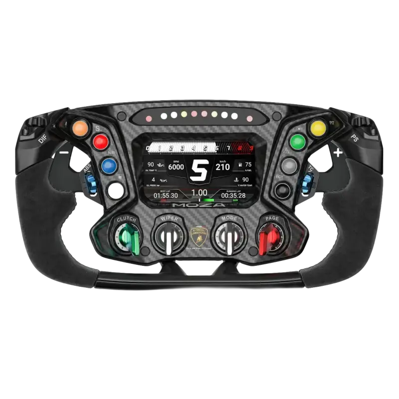 MOZA Racing Automobili Lamborghini Squadra Corse Essenza SCV12 Steering Wheel - MOZA Racing - Sim Race Webshop product image 1