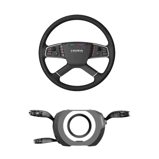 MOZA TSW Truck Wheel + Multi-function Stalks Bundle - MOZA Racing - Sim Race Webshop product image 1