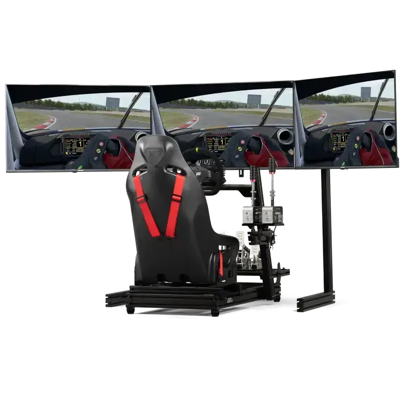 Next Level Racing - Elite Free Standing Triple Add-On - Black Edition - Next Level Racing - Sim Race Webshop product image 4