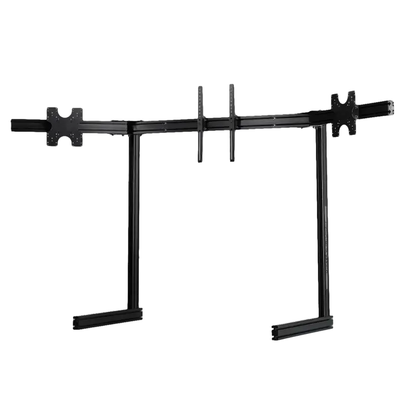 NEXT LEVEL RACING ELITE FREE STANDING TRIPLE MONITOR STAND - BLACK EDITION - Next Level Racing - Sim Race Webshop product image 1