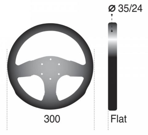 Sparco P300 Steering Wheel
