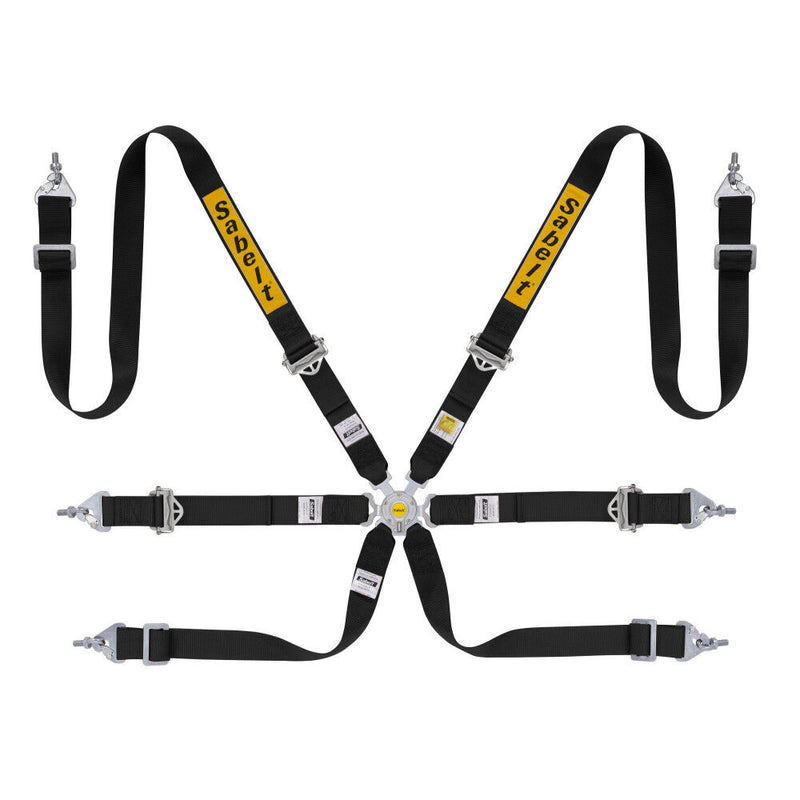 Sabelt Silver Rally 2-Inch 6-Point FHR Harness