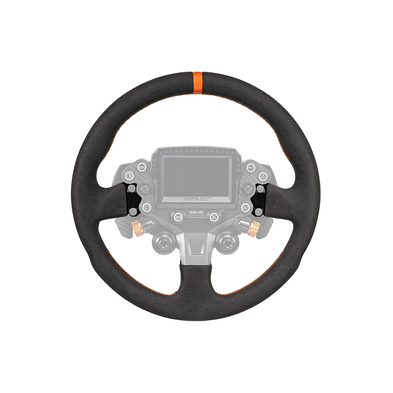 Simagic ZS-330RR Suede Replacement Steering Wheel Rim – 330mm, No Hub - Simagic - Sim Race Webshop product image 1